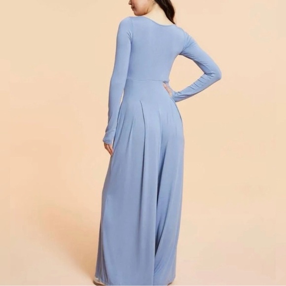 🆕Blogilates Women's Sweetheart Wide-Leg Jumpsuit Large - Picture 2 of 5